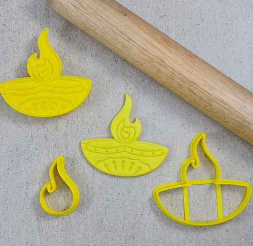 Diwali Lamp Cutter & Embosser Set